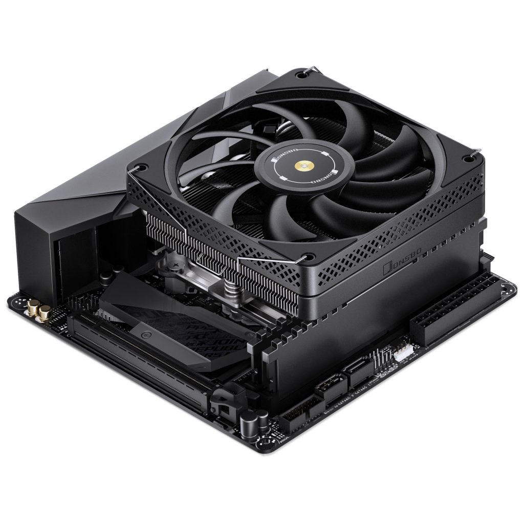 Jonsbo HP600 Low-Profile CPU Cooler - 120mm, black