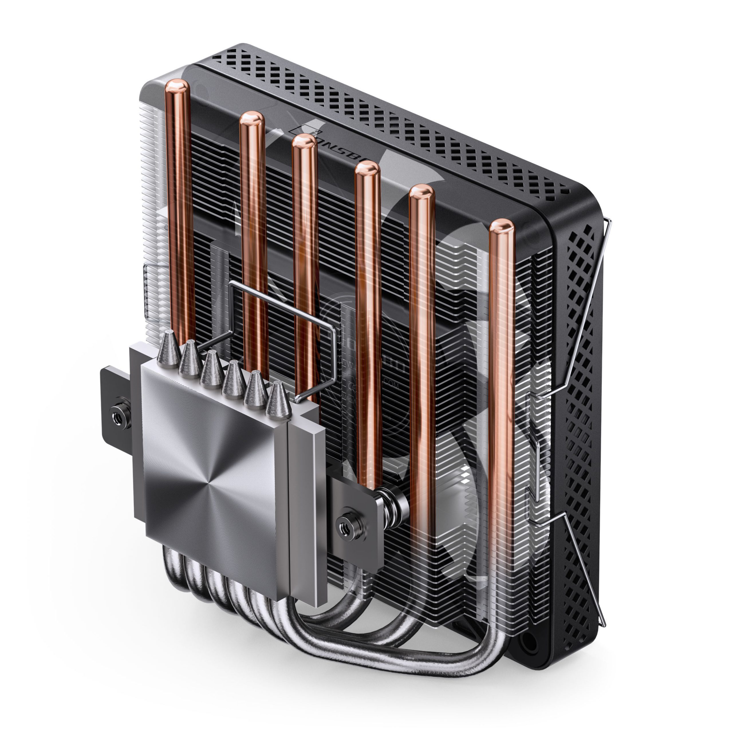 Jonsbo HP600 Low-Profile CPU Cooler - 120mm, black