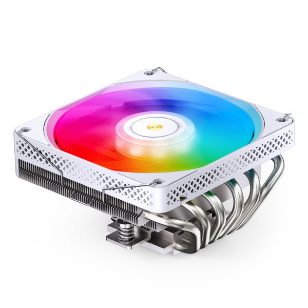 Jonsbo HP600 CPU cooler, RGB – 120mm, white