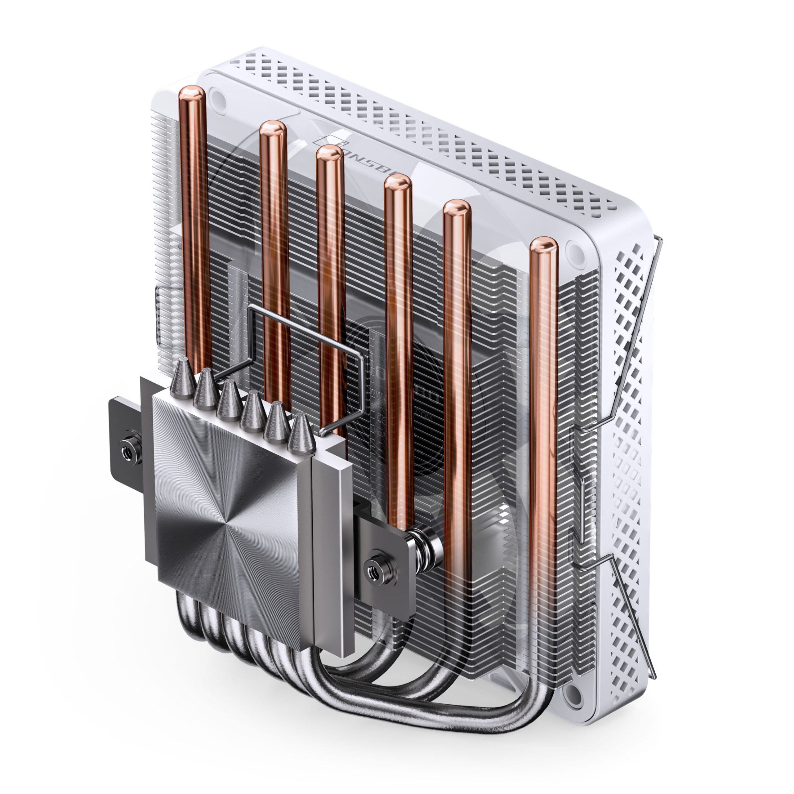 Jonsbo HP600 CPU cooler, RGB - 120mm, white