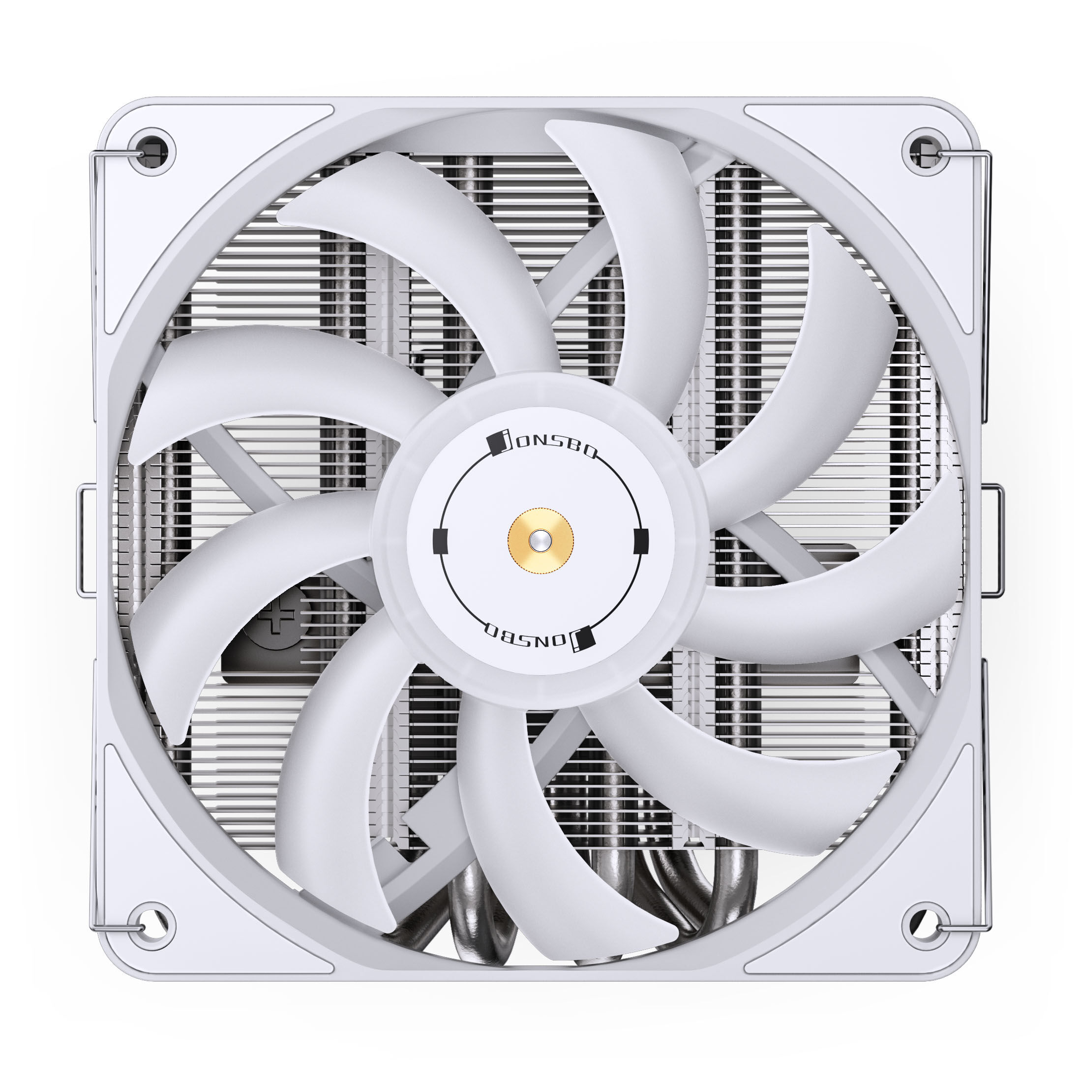Jonsbo HP600 CPU cooler, RGB - 120mm, white