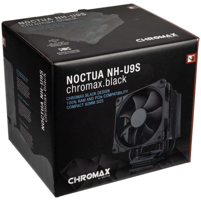 Noctua NH-U9S chromax.black CPU cooler - 92mm
