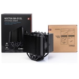 Noctua NH-D12L chromax.black CPU cooler - 120mm