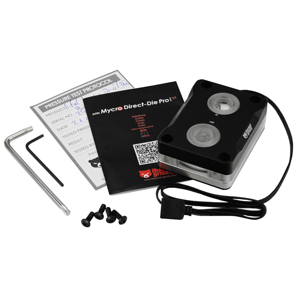 Thermal Grizzly Intel Mycro Direct-Die Pro RGB V1 CPU water cooler