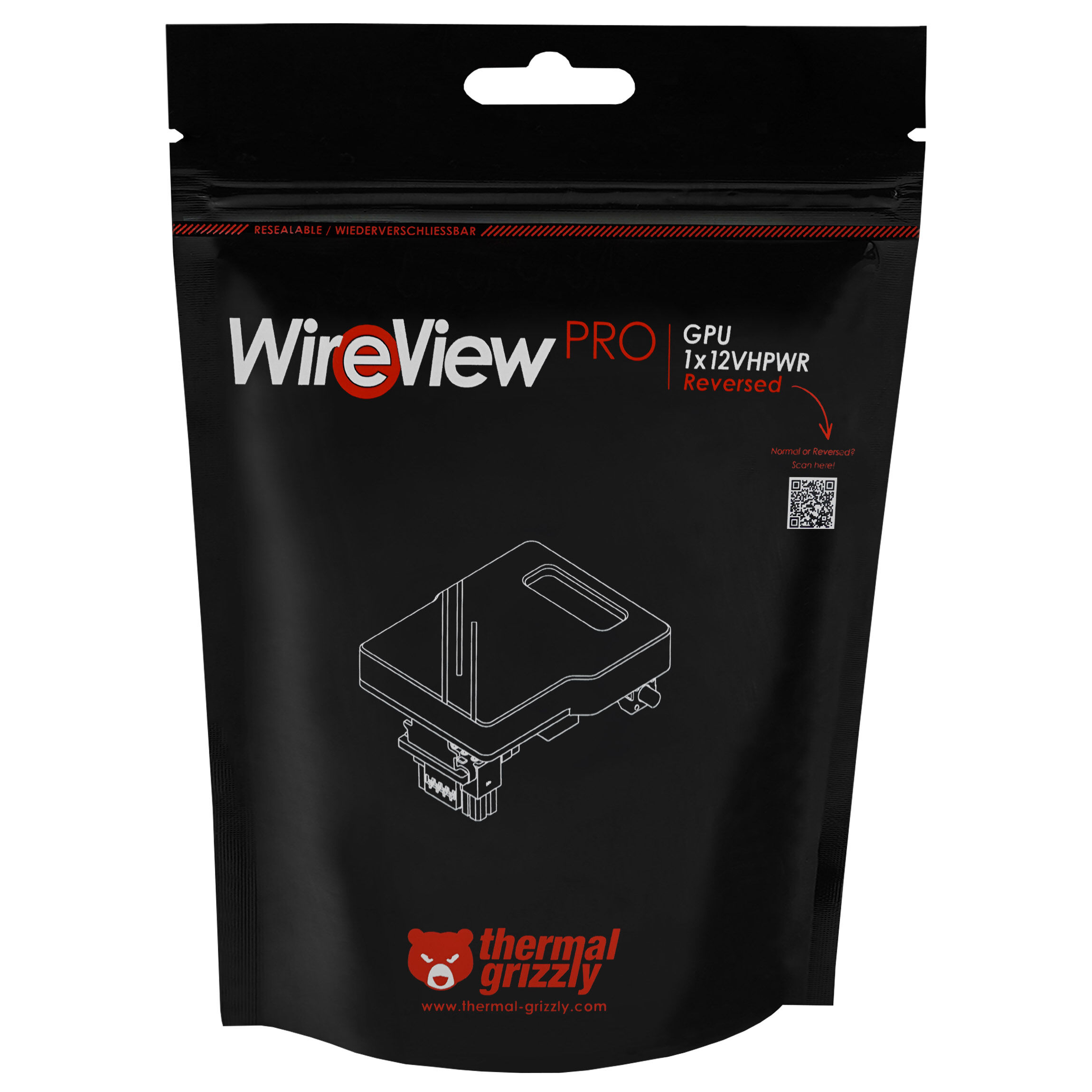 Thermal Grizzly WireView Pro GPU, 1x12VHPWR - Reversed : image 8