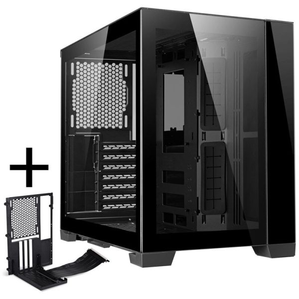 Lian Li O11 Dynamic Mini + Mini Riser Card – PCIe 4.0, black