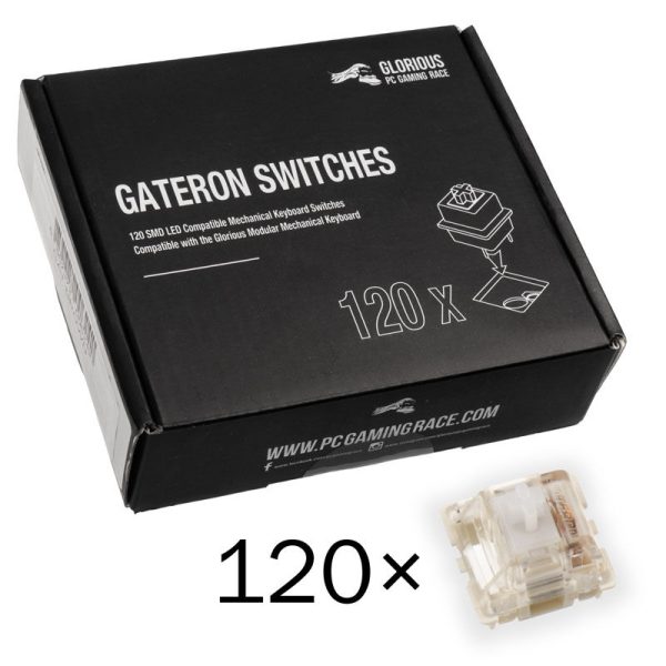 Glorious Gateron Clear Switches (Pack of 120)