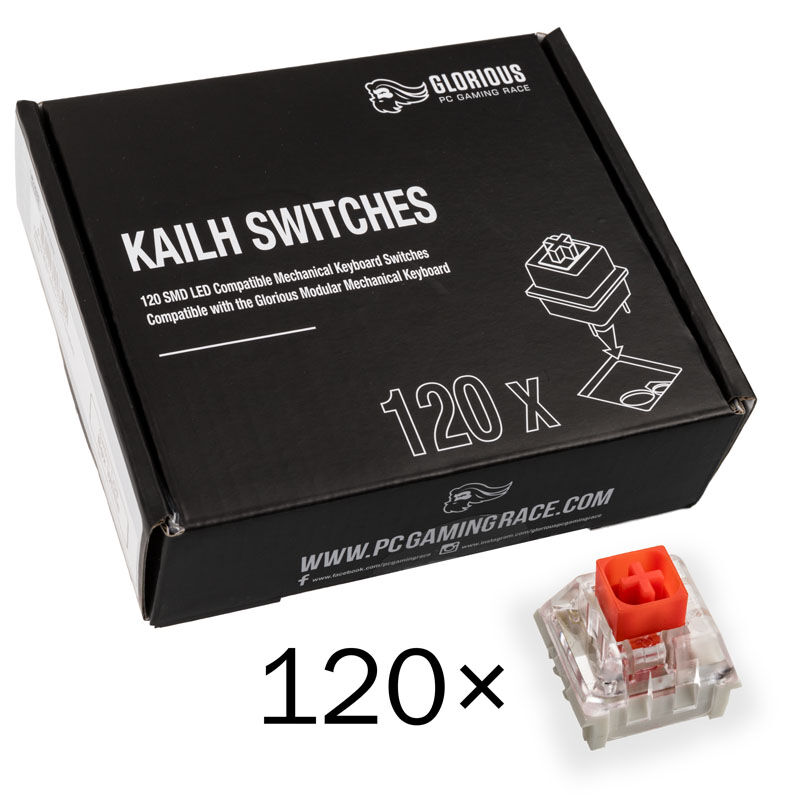 Glorious Kailh Box Red Switches (120 pieces) : image 1
