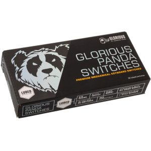 Glorious Panda Switches - 36 pieces, lubricated