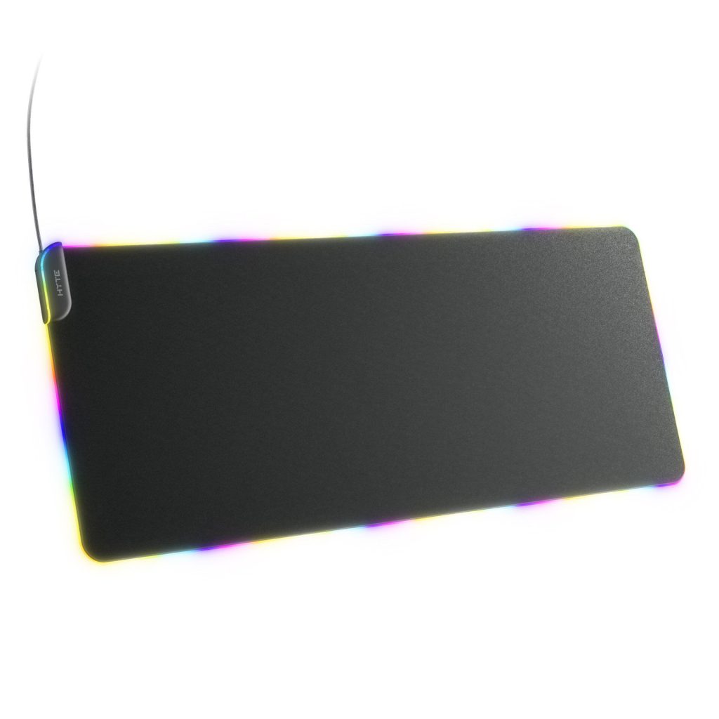 Hyte CNVS Intense Play Mat qRGB Gaming Mouse Pad - Black