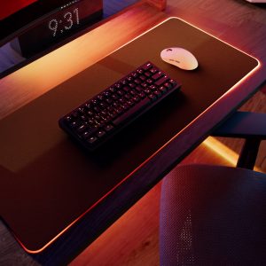 Hyte CNVS Intense Play Mat qRGB Gaming Mouse Pad - Black