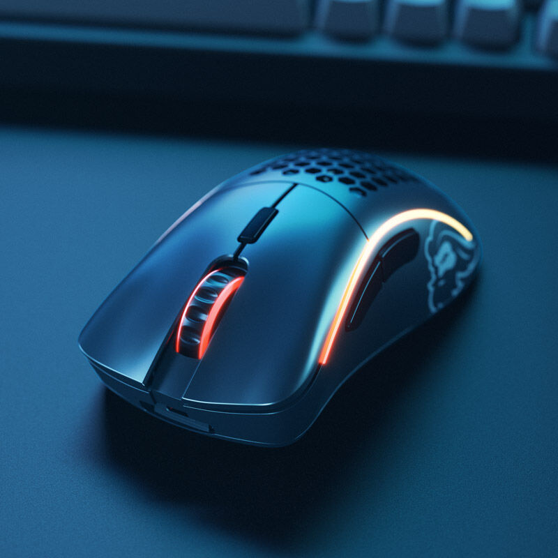 Glorious Model D wireless gaming mouse - black, matt