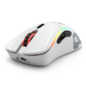 Glorious Model D wireless gaming mouse - white, matt
