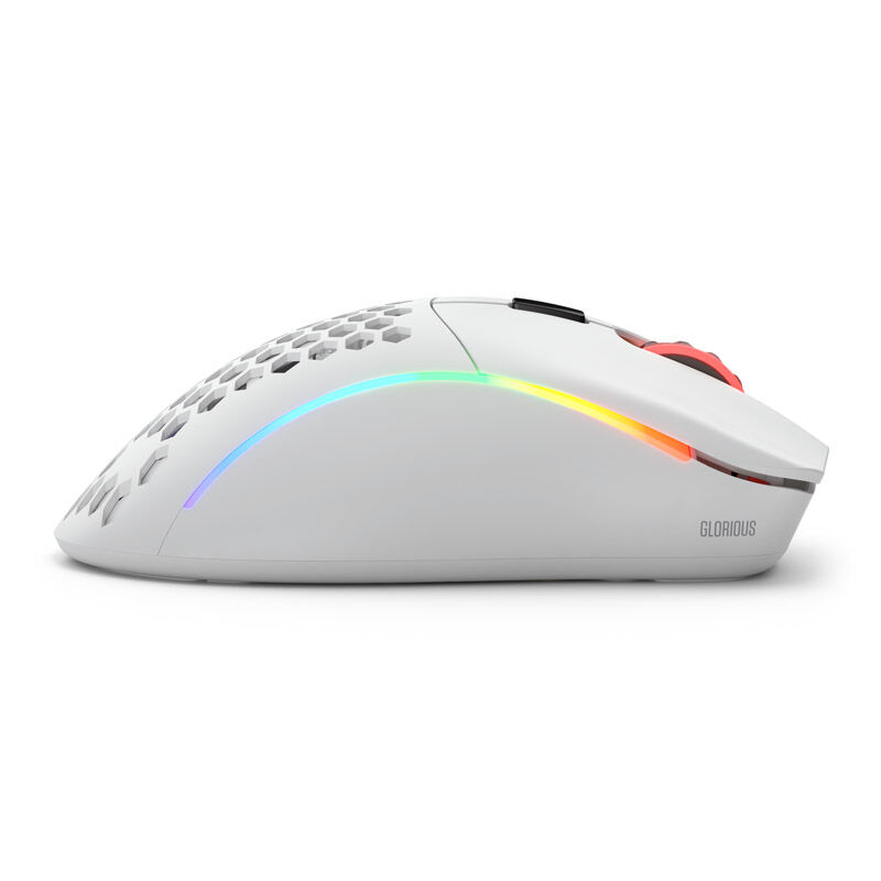 Glorious Model D wireless gaming mouse - white, matt