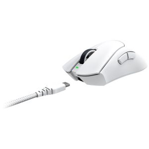 razer DeathAdder V3 Pro Wireless Gaming Mouse - White
