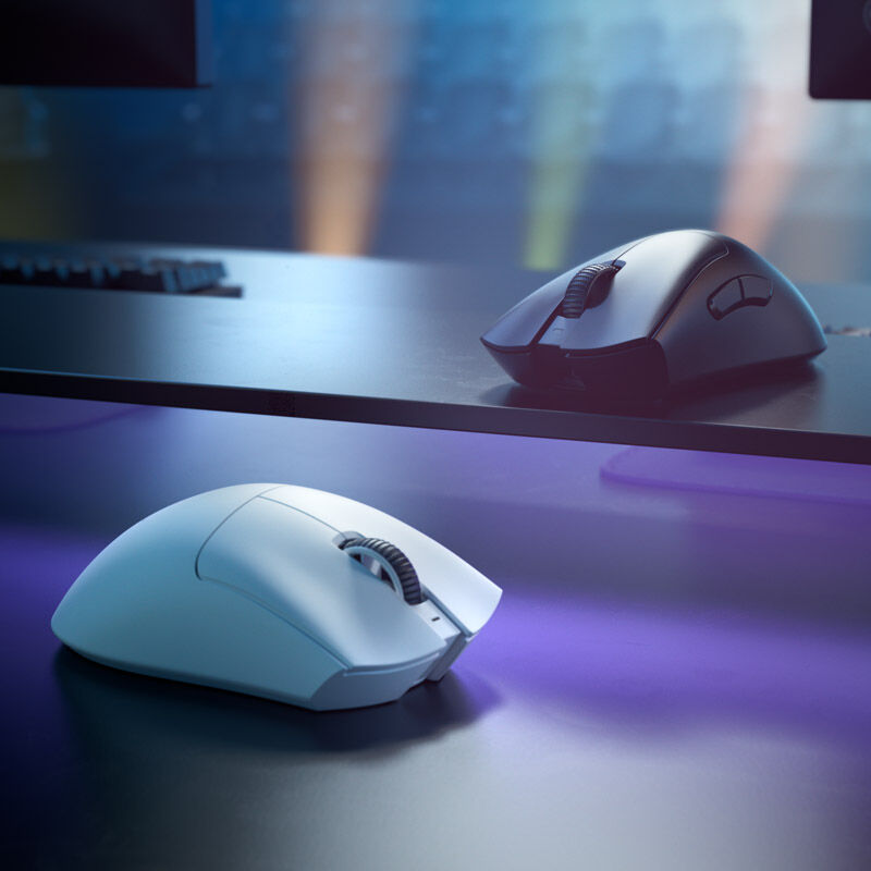 razer DeathAdder V3 Pro Wireless Gaming Mouse - White