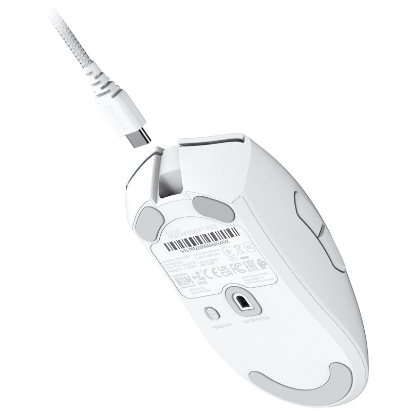 razer DeathAdder V3 Pro Wireless Gaming Mouse - White