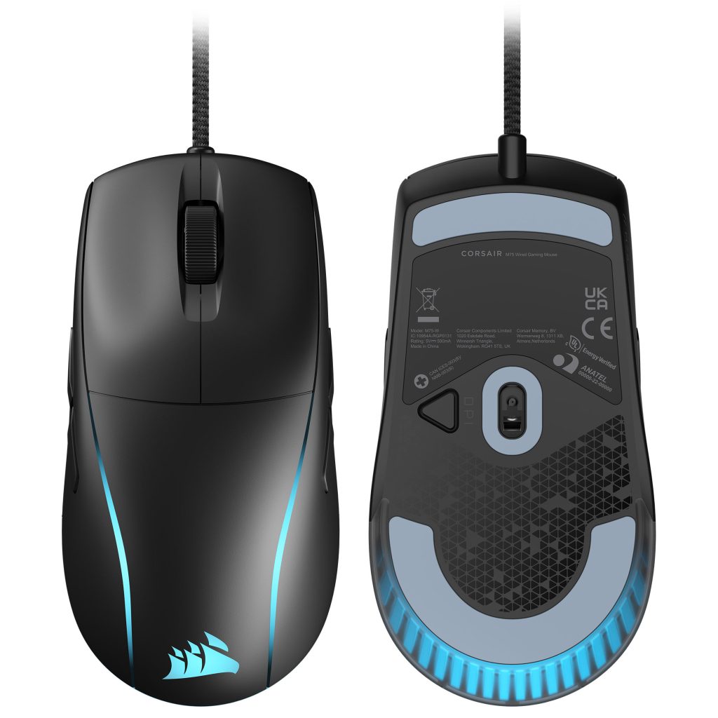Corsair M75 Lightweight Gaming Mouse - black