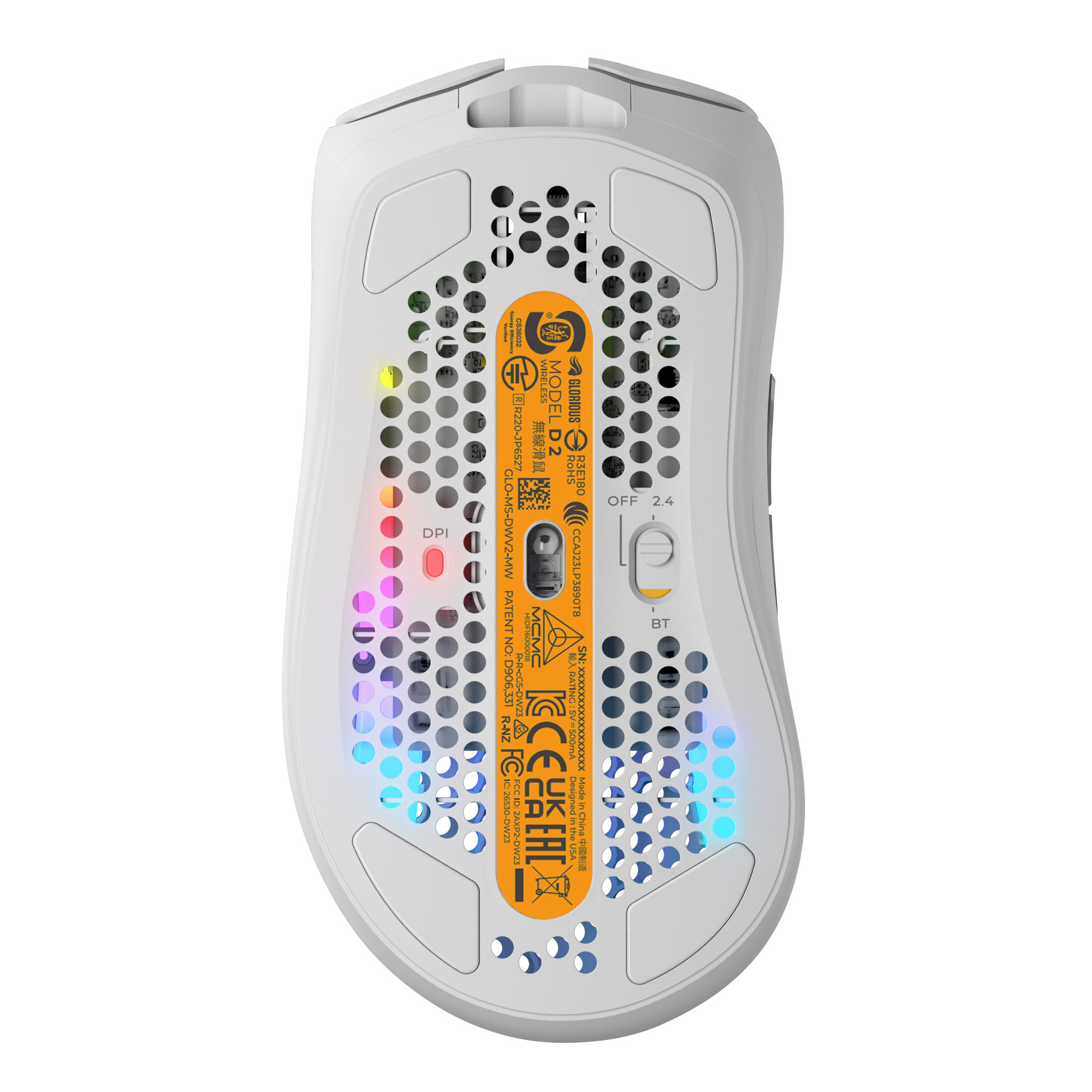 Glorious Model D 2 Wireless Gaming Mouse - white
