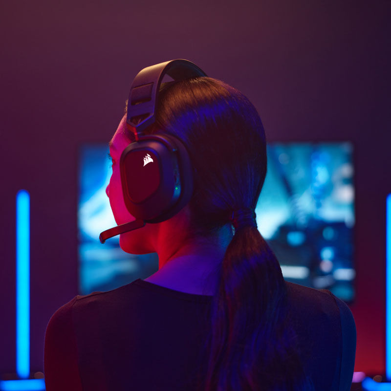 Corsair HS80 RGB Wireless Premium Gaming Headset - Carbon