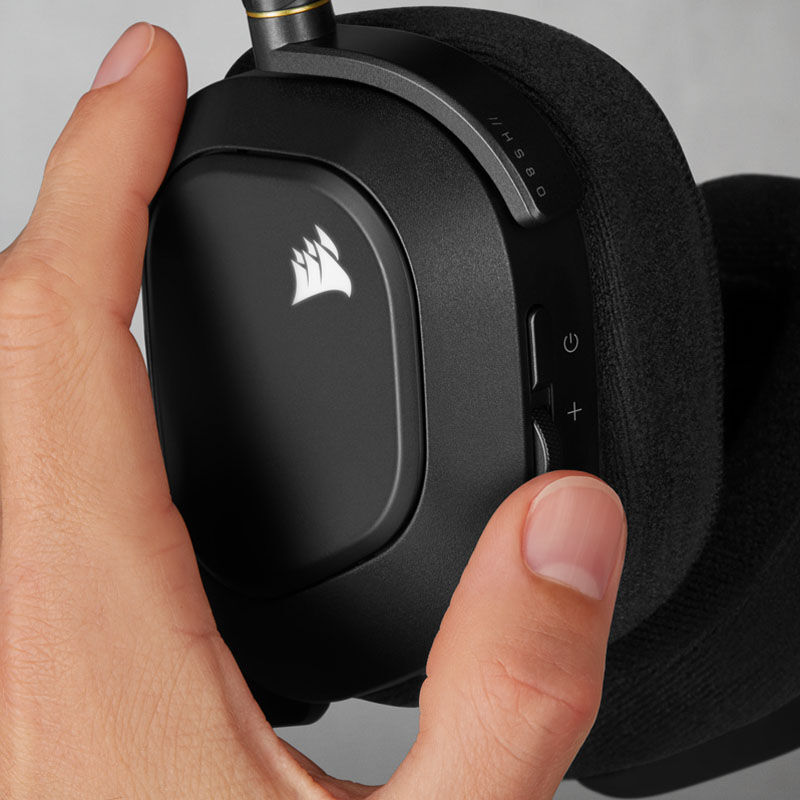 Corsair HS80 RGB Wireless Premium Gaming Headset - Carbon