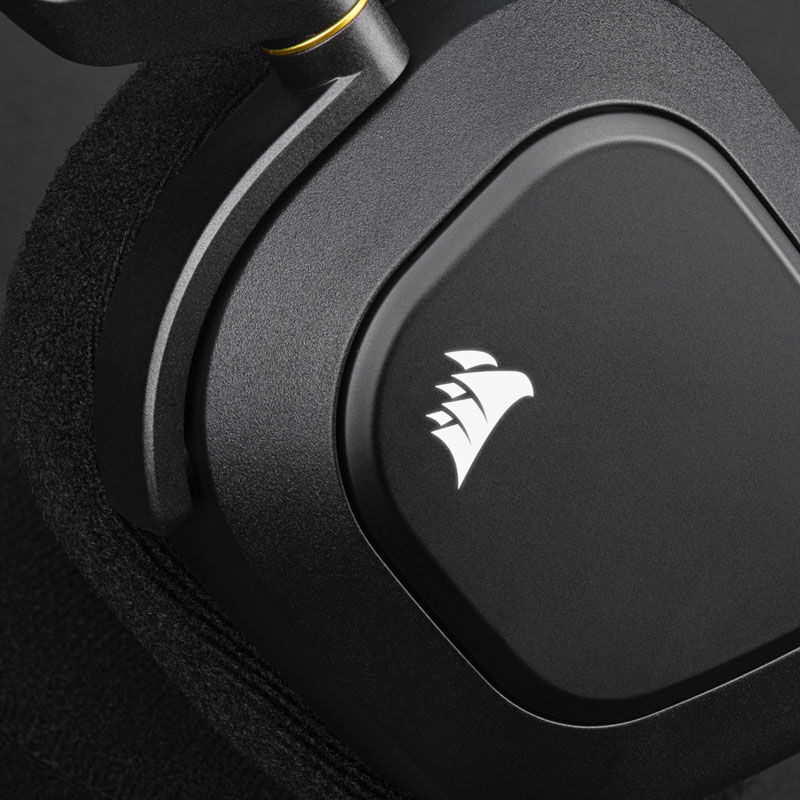 Corsair HS80 RGB Wireless Premium Gaming Headset - Carbon