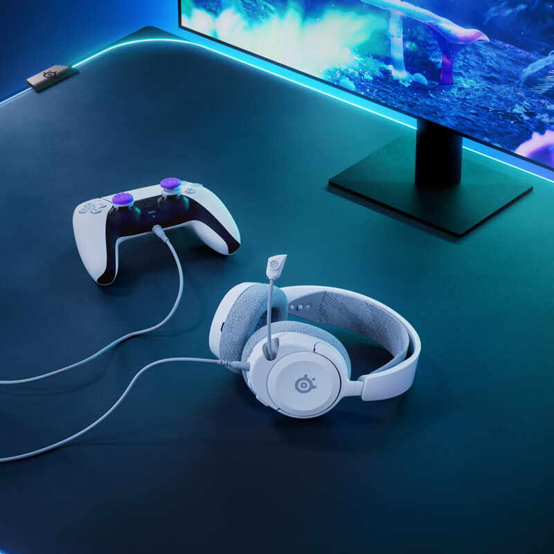 SteelSeries Arctis Nova 1P Gaming Headset - white