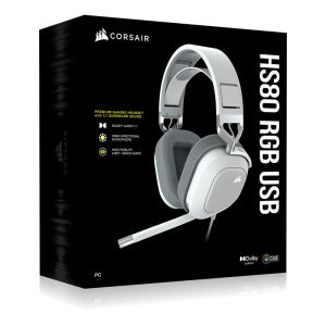 Corsair HS80 RGB USB Headset - white : image 8