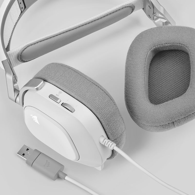 Corsair HS80 RGB USB Headset - white : image 4
