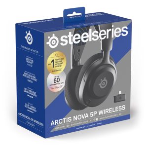 SteelSeries Arctis Nova 5P Wireless Gaming Headset, black
