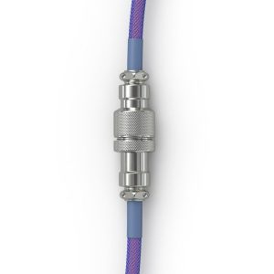 Glorious Coiled Cable Nebula, USB-C to USB-A spiral cable - 1.37m, purple : image 5