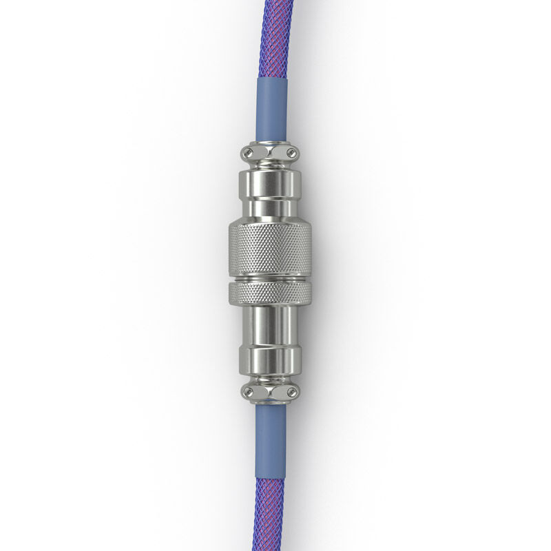 Glorious Coiled Cable Nebula, USB-C to USB-A spiral cable - 1.37m, purple : image 5