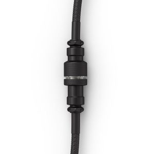 Glorious Coiled Cable Phantom Black, USB-C to USB-A spiral cable - 1.37m, black