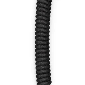 Glorious Coiled Cable Phantom Black, USB-C to USB-A spiral cable - 1.37m, black