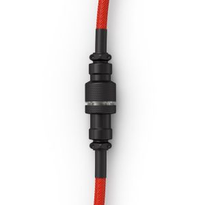 Glorious Coiled Cable Crimson Red, USB-C to USB-A spiral cable - 1.37m, red/black : image 5