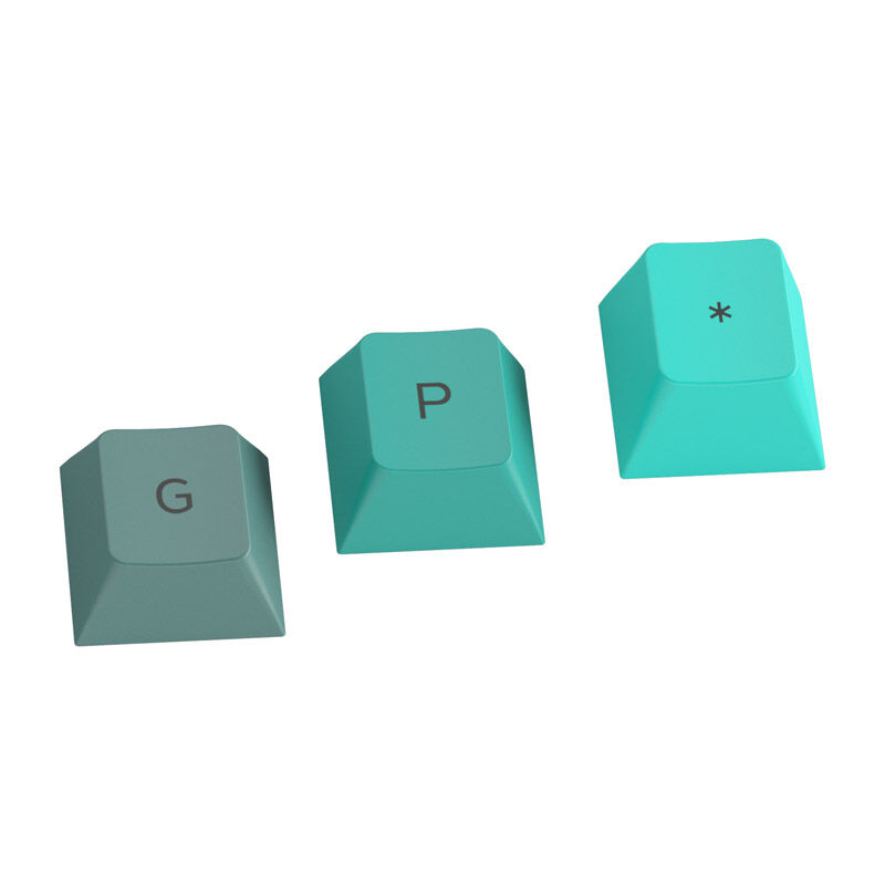Glorious GPBT Keycaps - 115 PBT keycaps, ISO, UK layout, Rain Forest