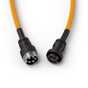 Glorious Coiled Cable Glorious Gold, USB-C to USB-A coiled cable - 1.37m, gold : image 3
