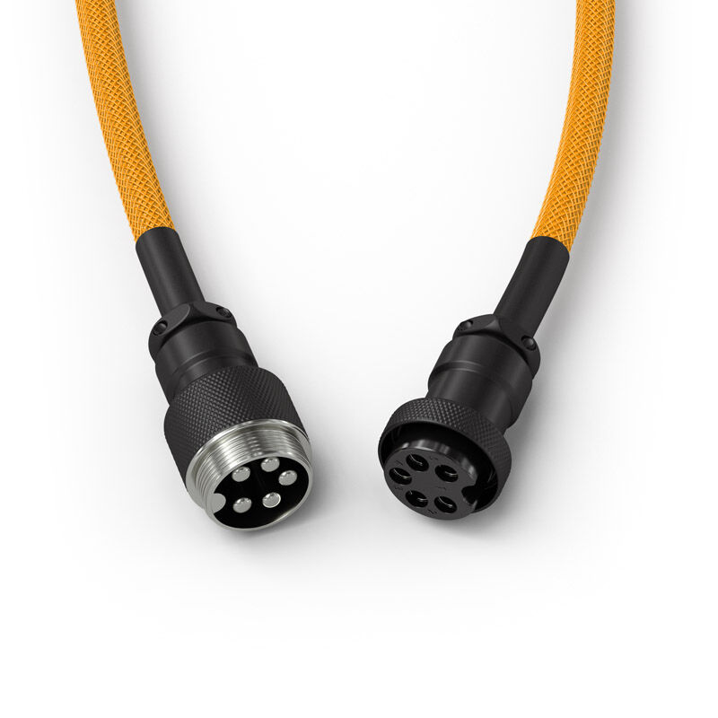 Glorious Coiled Cable Glorious Gold, USB-C to USB-A coiled cable - 1.37m, gold : image 3