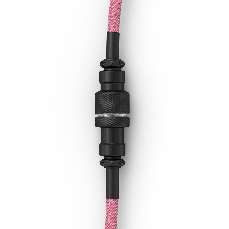 Glorious Coiled Cable Prism Pink, USB-C to USB-A spiral cable - 1.37m ...