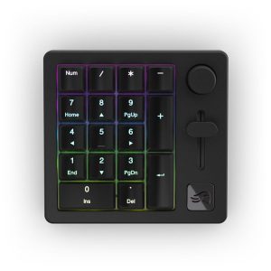 Glorious GMMK Wireless Numpad - Fox Switches, black