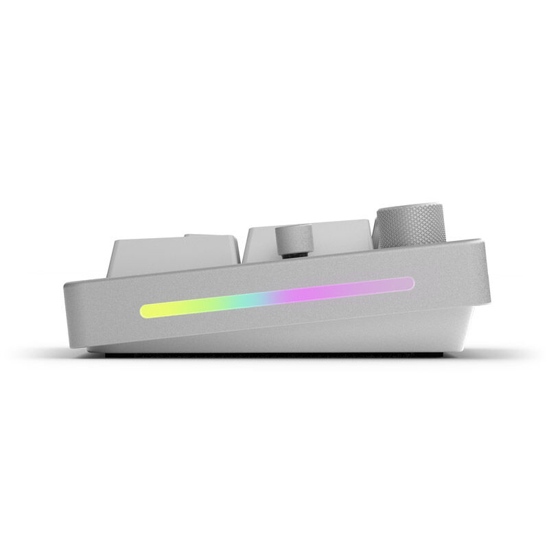 Glorious GMMK Wireless Numpad - Fox Switches, grey/white