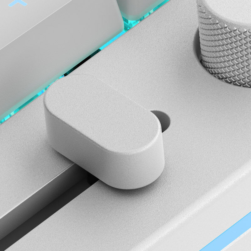 Glorious GMMK Wireless Numpad - Fox Switches, grey/white