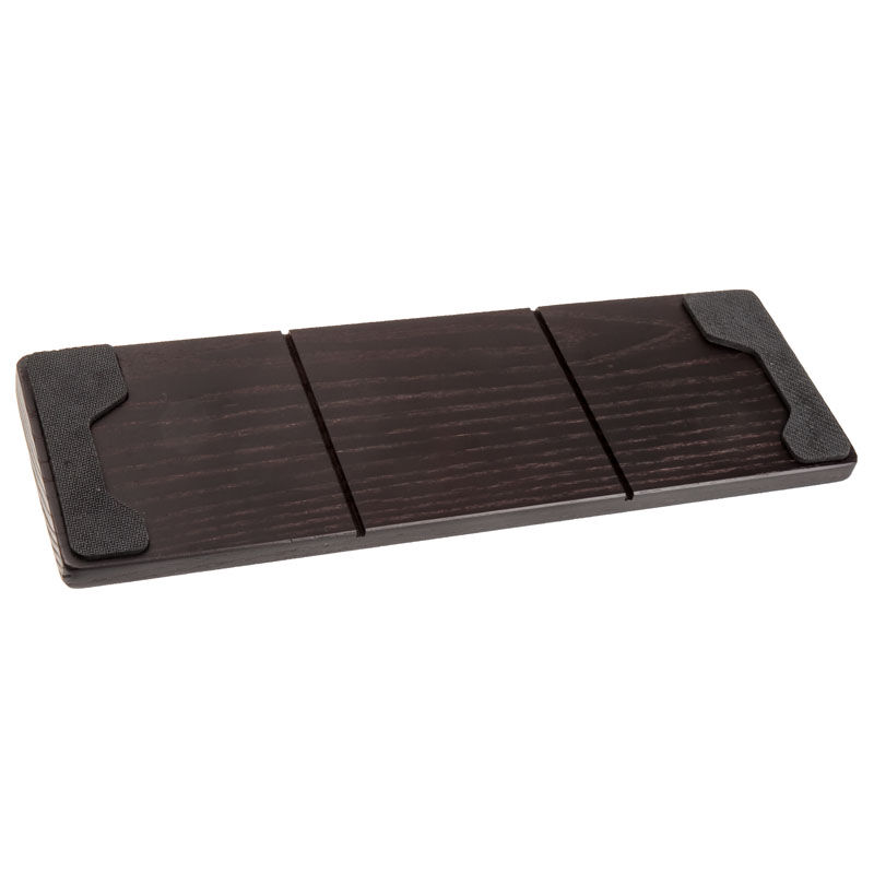 Glorious keyboard wrist rest, compact, wood - black-brown