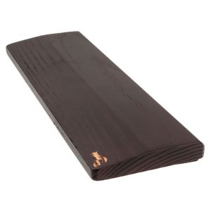 Glorious keyboard wrist rest, compact, wood - black-brown