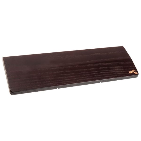 Glorious keyboard wrist rest, compact, wood – black-brown