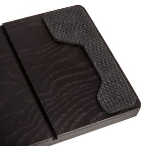 Glorious keyboard wrist rest, full size, wood - black-brown