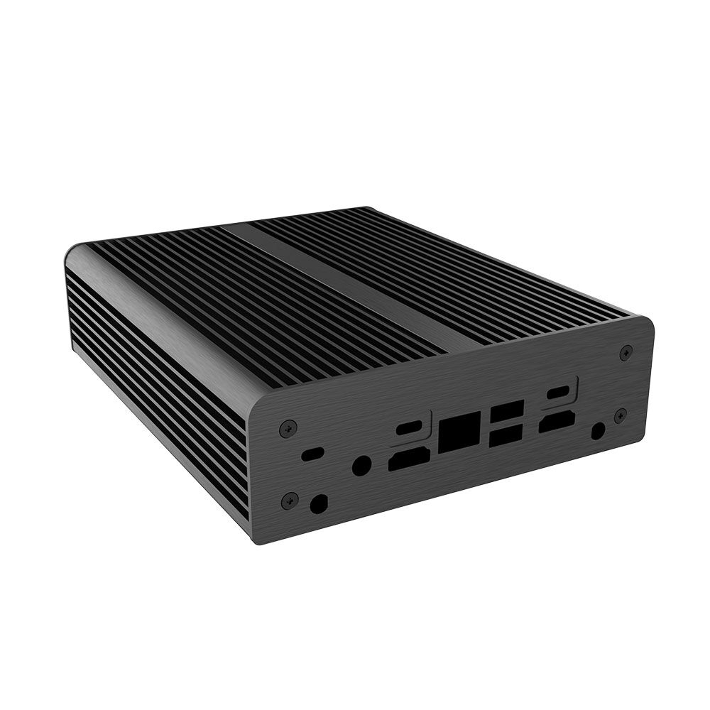 Akasa Newton AC3 UCFF enclosure for Intel NUC 13 Pro with i3, Fanless - black