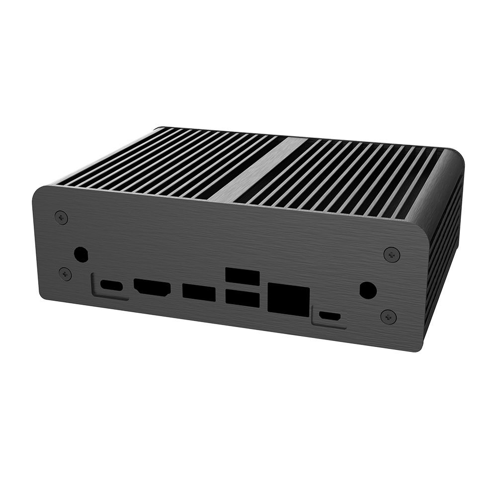 Akasa Machina N Fanless Case (for NVIDIA Jetson Xavier and Nano) - black, aluminum