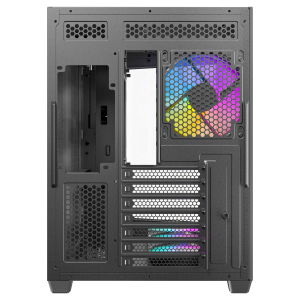 Antec C5 PC case, Midi-Tower, ATX, RGB, Tempered Glass - black : image 5