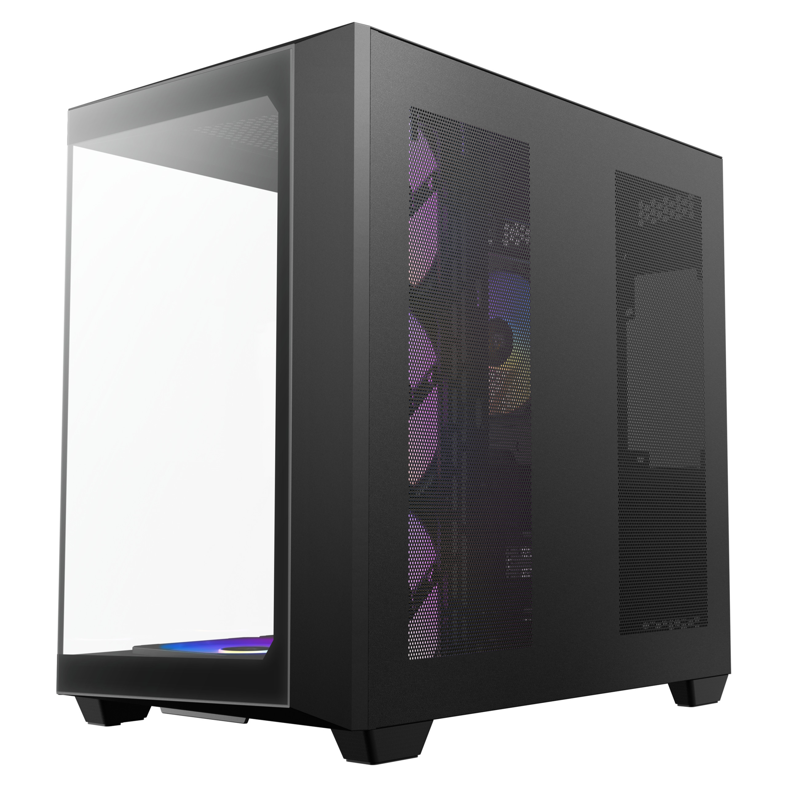 Antec C5 PC case, Midi-Tower, ATX, RGB, Tempered Glass - black : image 13